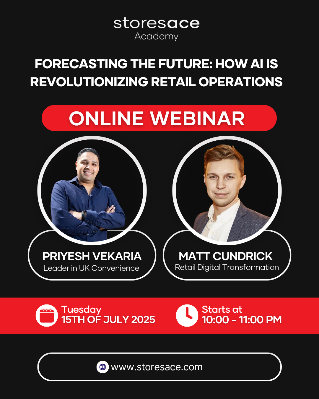 Webinar 1: "Forecasting the Future: How AI is Revolutionising Retail Operations"